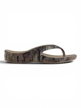 Dawgs Women Mossy Oak Breakup Infinity Camo Flip Flop Sandals 5